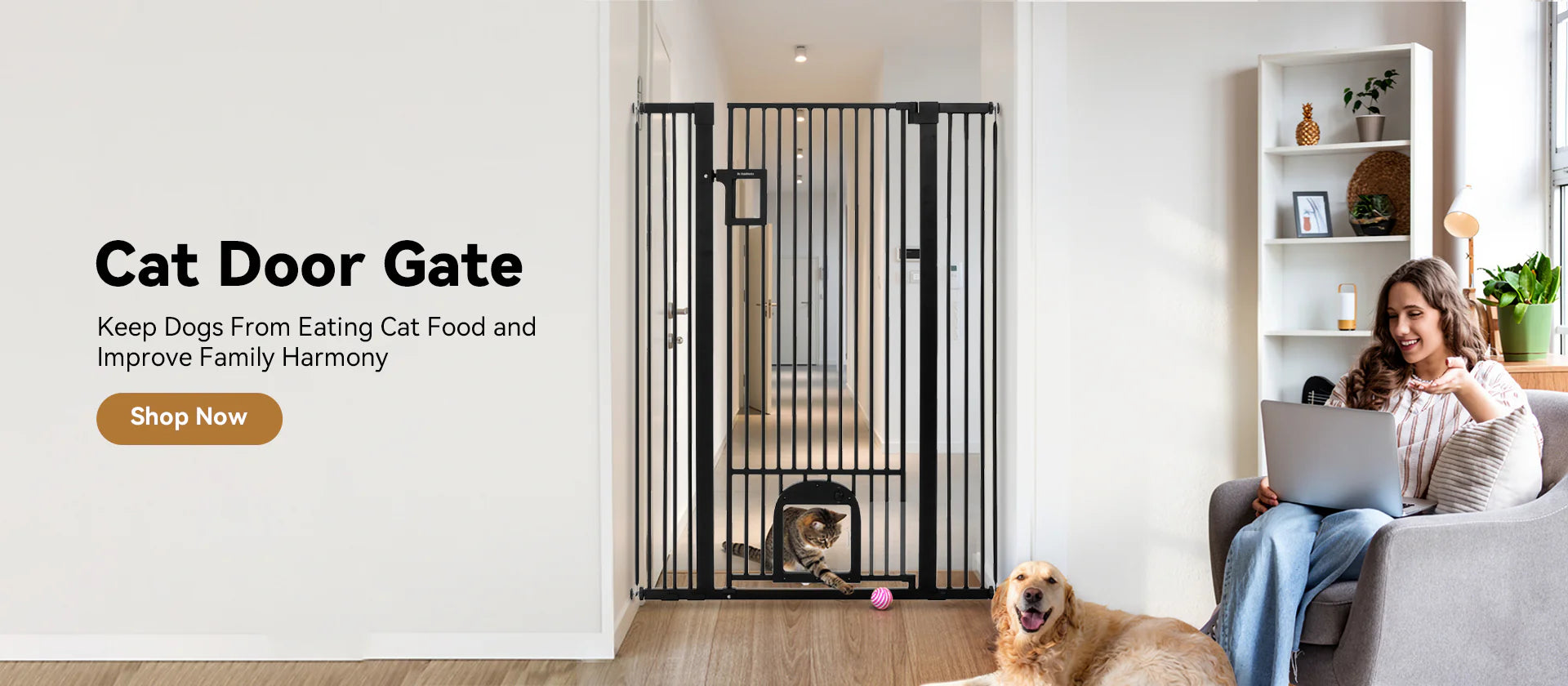 5 Ways a Freestanding Dog Gate Creates a Calmer Home for Your Dog