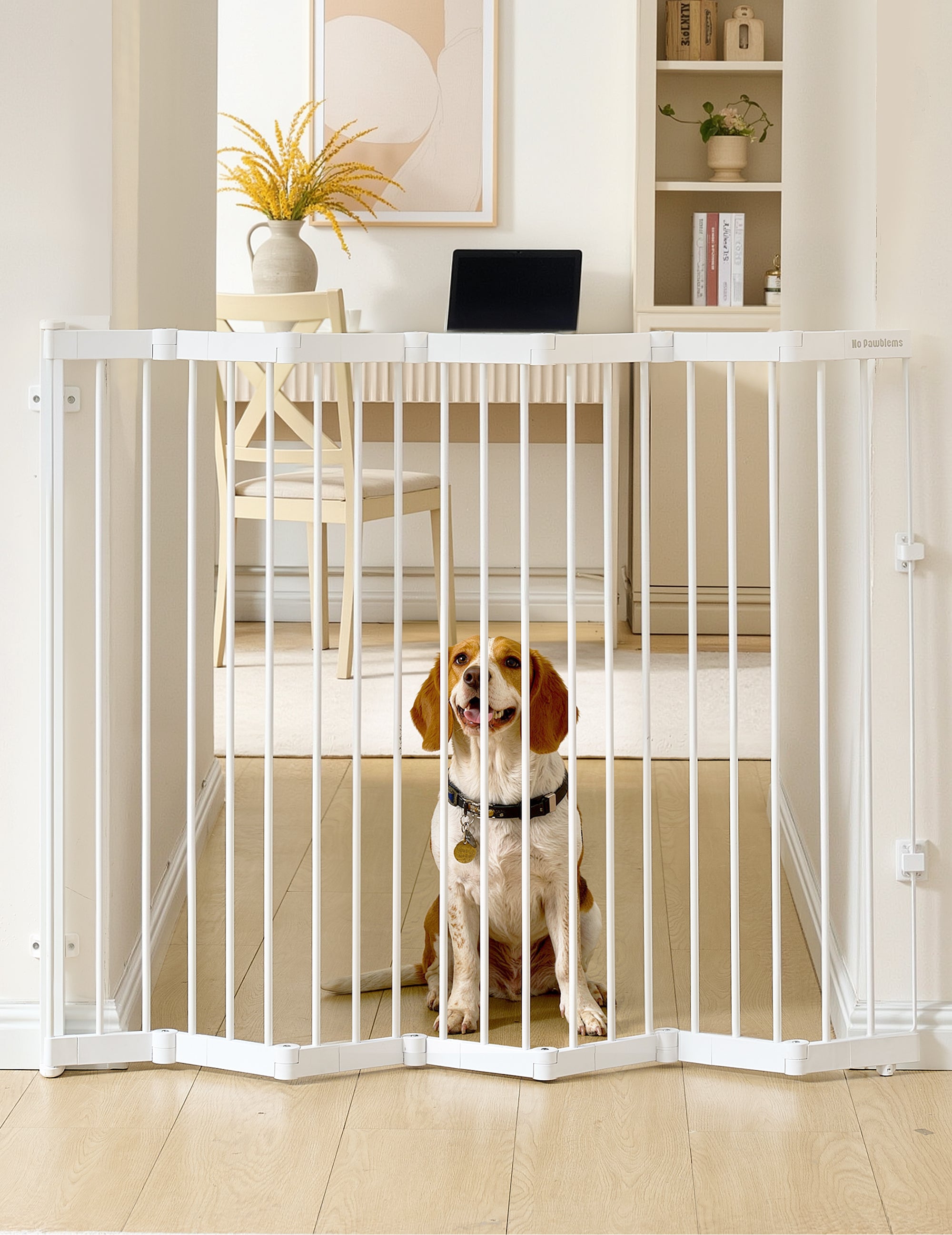 Metal Retractable Dog Gate | Expandable & Safe Gate for Dogs