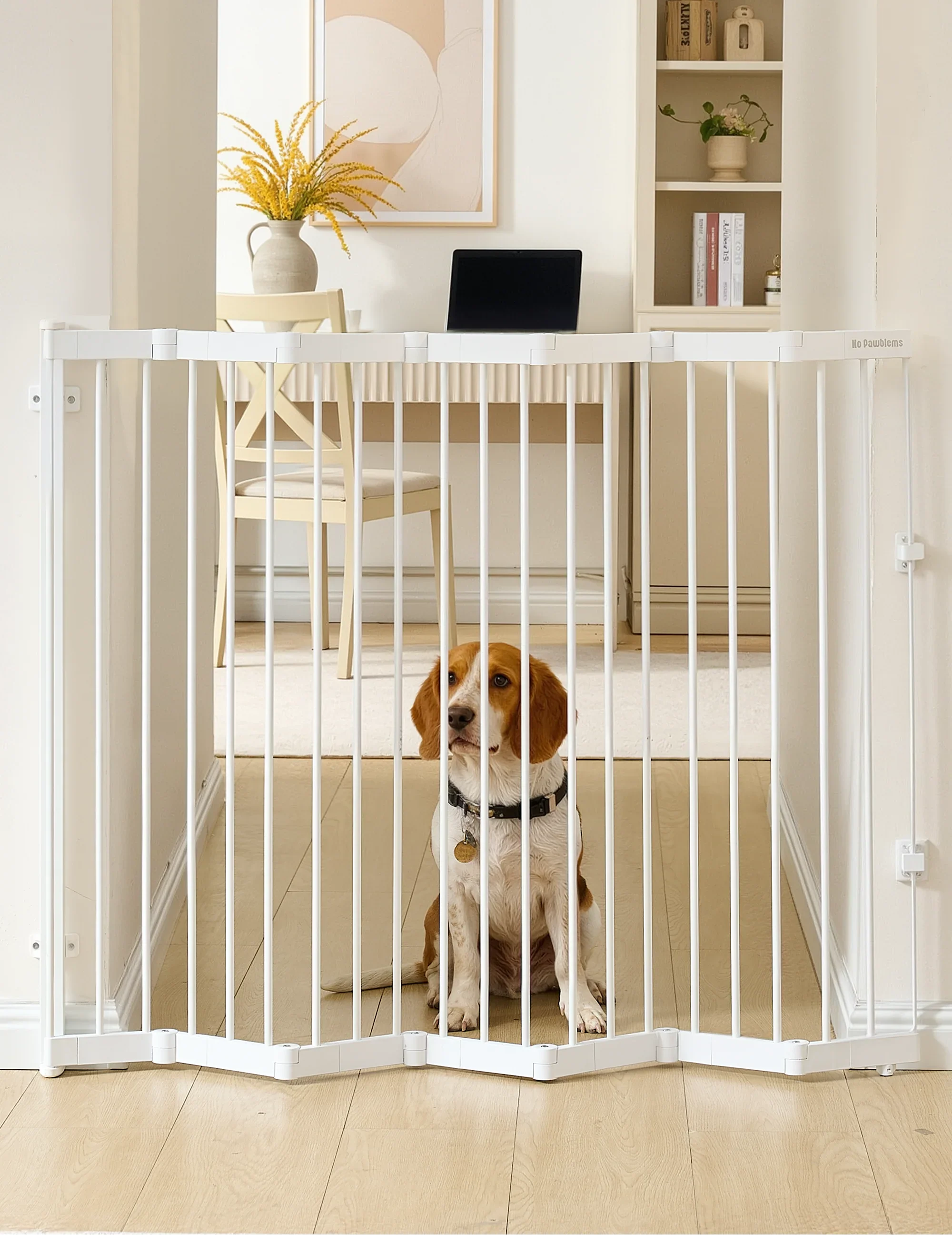 Metal Retractable Dog Safety Gate